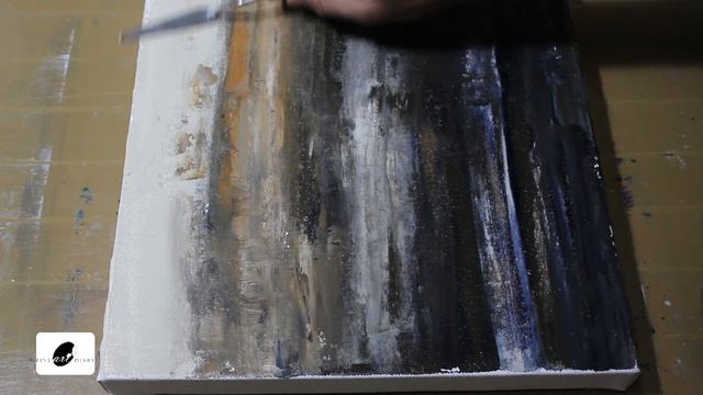 Abstract Landscape Painting Technique | The Red River | Abstract Art Easy Way