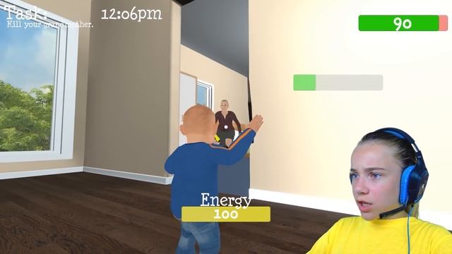 ВНУК ВЫКИНУЛ БАБУШКУ ИЗ ОКНА! - Granny Simulator смотреть онлайн