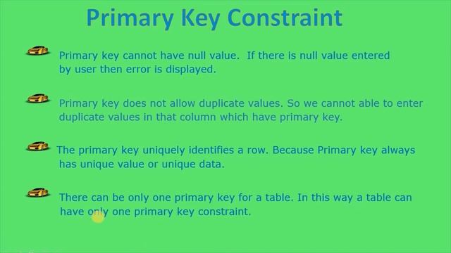 Primary Key Constraint In Sql Server смотреть онлайн