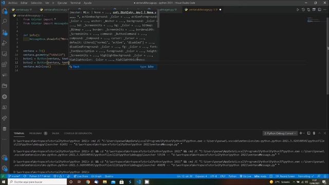 28 Messagebox, ventanas informativas con Python смотреть онлайн