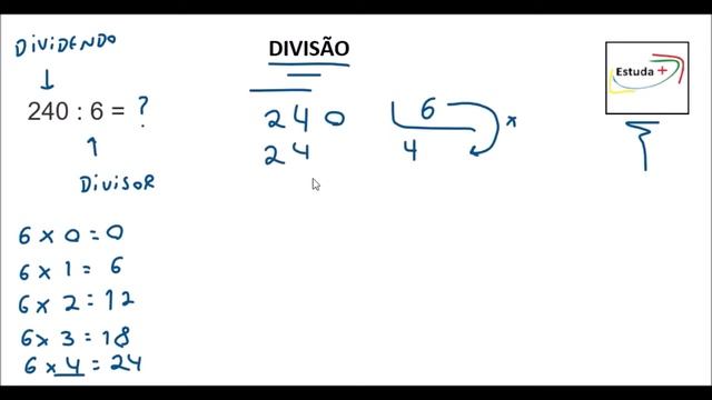 Divisão: 240 dividido por 6 смотреть онлайн
