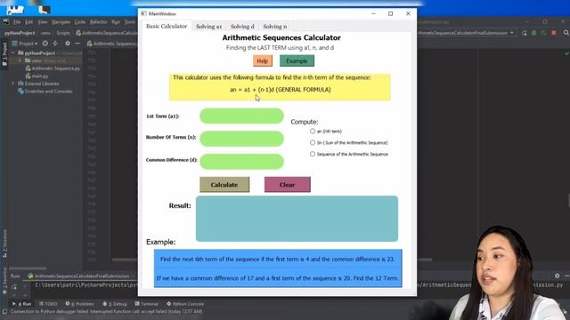 Arithmetic Sequence Calculator | Python’s Desktop Application Project смотреть онлайн