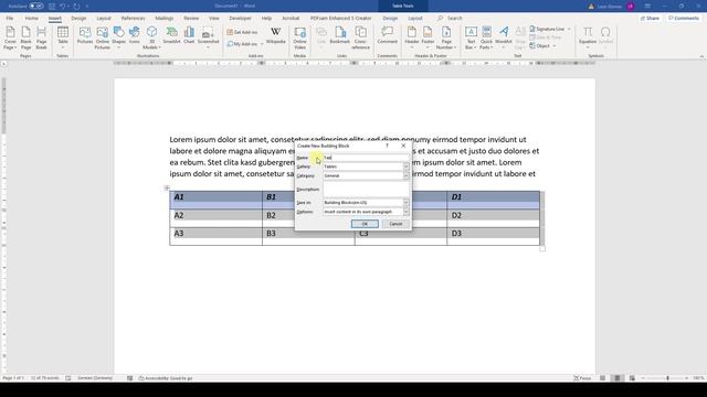 Make Table Template in Word (2020) смотреть онлайн