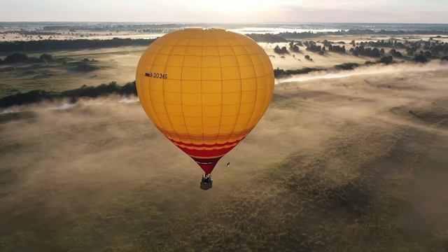 Съемка аэростатов с квадрокоптера