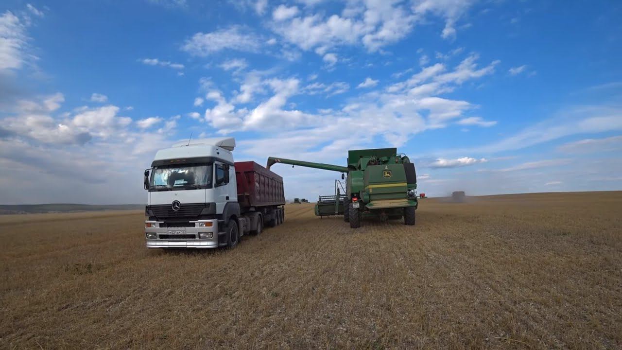 Mercedes-Benz Axor КАКОВ ОН В ПОЛЕ В СРАВНЕНИИ С КАМАЗОМ - МАЗОМ ПЕРВОЕ ВПЕЧАТЛЕНИЕ ВЛАДЕЛЬЦА смотреть онлайн