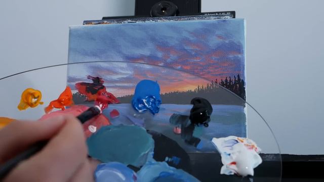 Painting a Snow Covered Winter Scene with Acrylics - Paint with Ryan смотреть онлайн