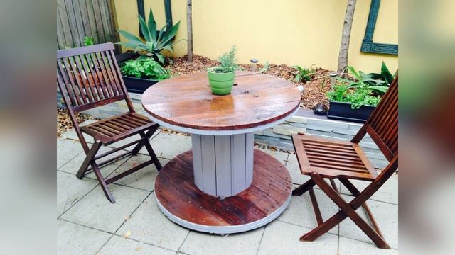 поделки из катушки от кабеля смотреть онлайн