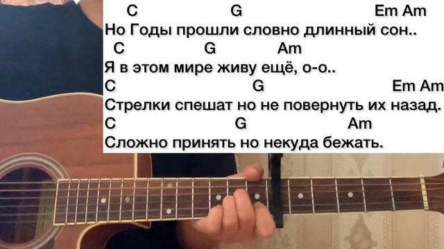 ГОДЫ ПРОШЛИ ИСЛАМ ИГИДОВ РАЗБОР НА ГИТАРЕ БЕЗ БАРРЭ