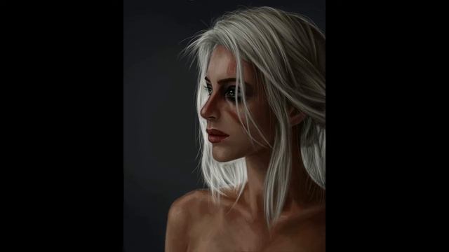 Цири портрет / drawing / Art by dariaAnadin смотреть онлайн