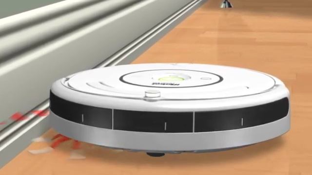 Следование вдоль стен iRobot Roomba (www.irobot-ufa.ru) смотреть онлайн