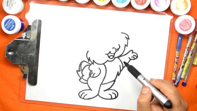 Simple Easy Drawing bunny /как легко рисовать зайчика смотреть онлайн