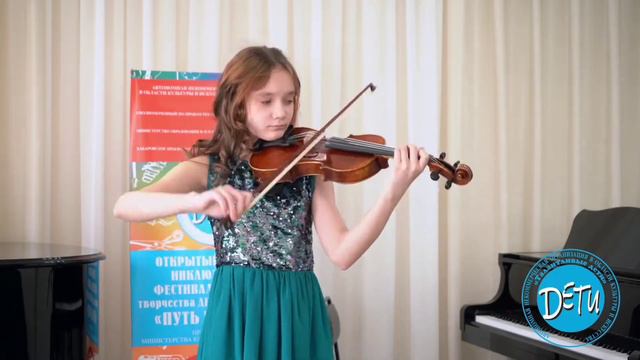 Д. Кабалевский "Концерт для скрипки с оркестром 1 часть"| Белова Мария. смотреть онлайн