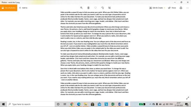 How to Convert MS Word Excel File Into Image or Photo смотреть онлайн