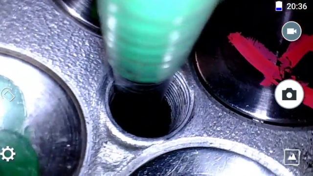 осмотр мотора a14 net эндоскопом. мотор после ремонта, на стенках уже образуется налет. смотреть онлайн