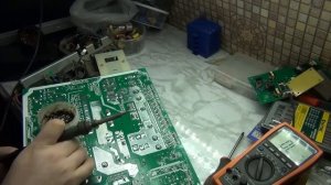 Ремонт инвертора с контроллером заряда для солнечных панелей 5000Р после генератора