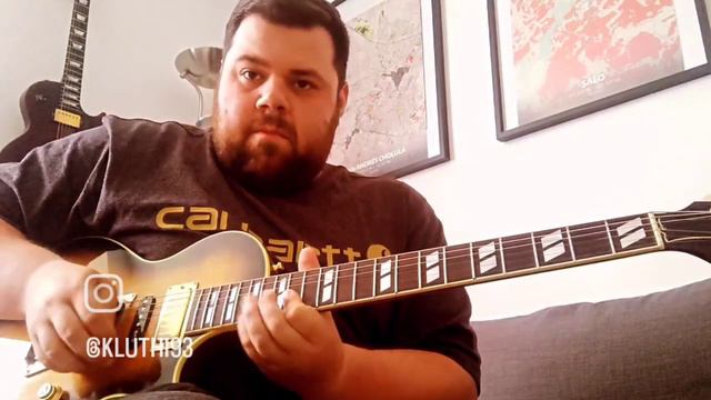 Hold the Line - Toto Guitar Solo Cover смотреть онлайн