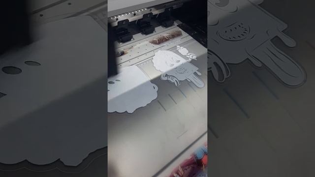 DTF процесс печати с белым цветом. смотреть онлайн