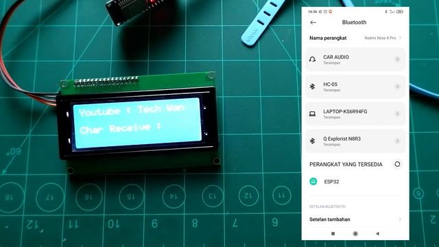 Kirim karakter dari Smartphone Android ke ESP32 dengan komunikasi Bluetooth смотреть онлайн