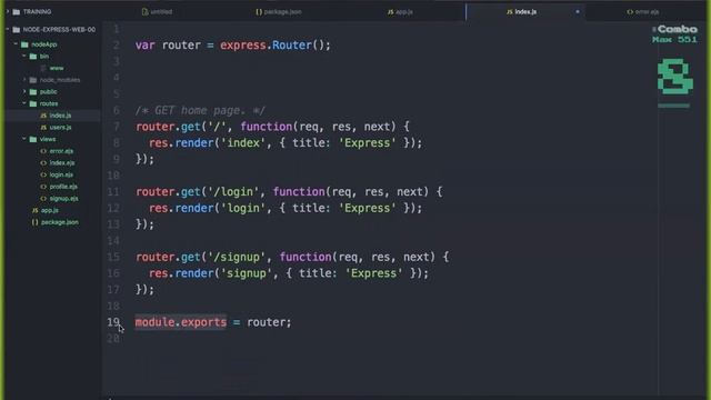 Node js Server Side rendering using Express смотреть онлайн
