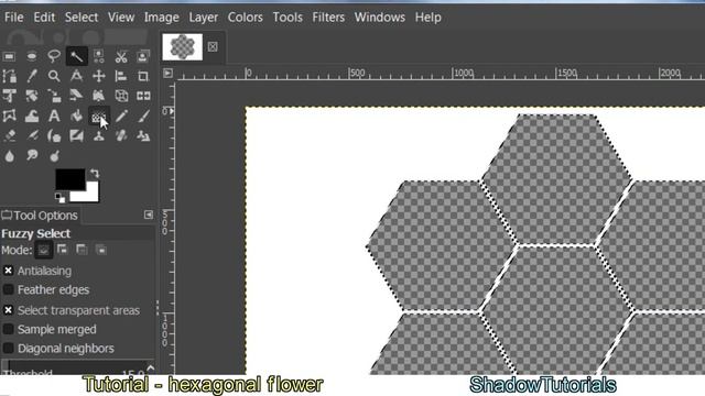 Tutorial Gimp 2.10 - Hexagonal Flower (collage) смотреть онлайн