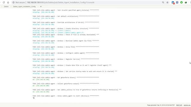 Zabbix agent installation and configuration via Jenkins смотреть онлайн