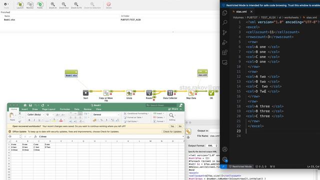 Esko Automation Engine Excel to XML