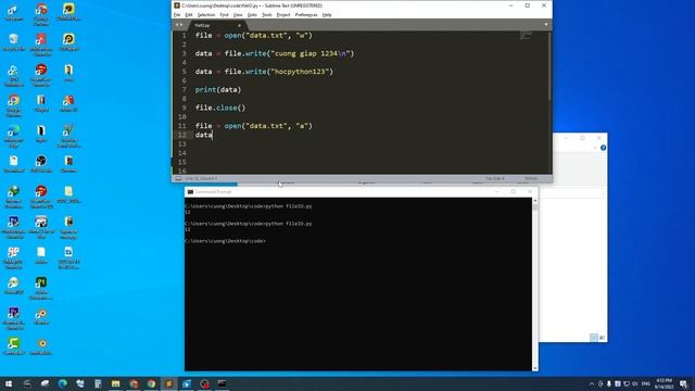 File I/O trong Python | Mở, viết , ghi đè , đọc file смотреть онлайн
