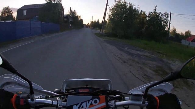 Первый выезд на KAYO T2 ENDURO PR смотреть онлайн