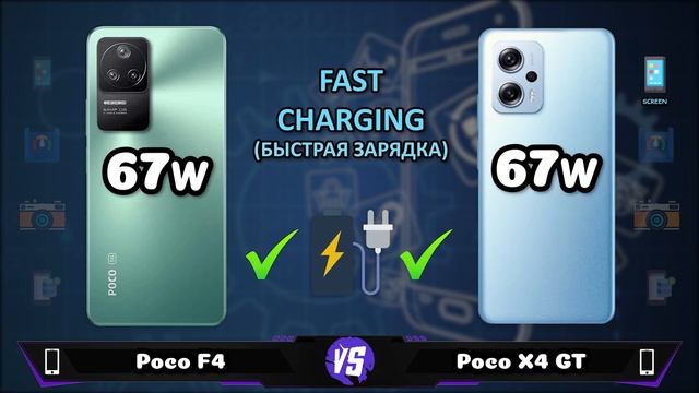 Poco F4 vs Poco X4 GT смотреть онлайн