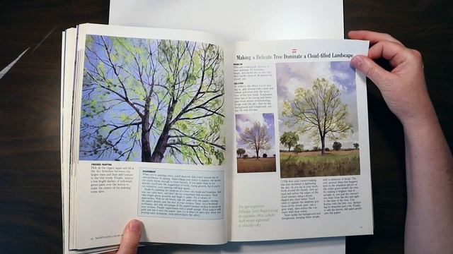 Обзор книги о том как рисовать природу акварелью. смотреть онлайн