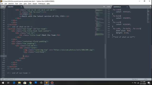 Complete Website Tutorial Using HTML5,CSS3 and BOOTSTRAP 4 смотреть онлайн