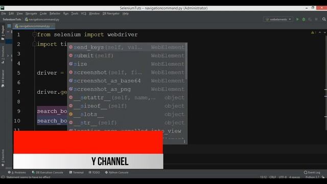 Selenium Web Driver Navigation Commands in Python смотреть онлайн