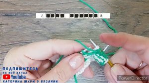 22. Мозаичный (ленивый) жаккард.Мастер класс. Вязание Узоры спицами