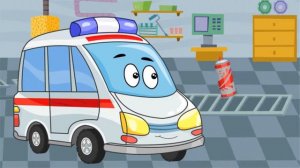 Мультики Про Цветные Машинки   Служебные Машины   Учим Цвета   Для Детей