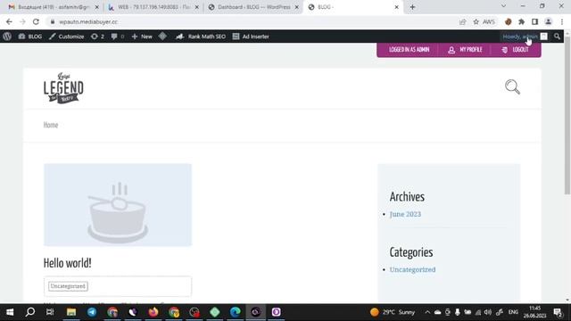 Автонаполняемый блог на WordPress за 5 шагов! ► Изучение WordPress с нуля за час. смотреть онлайн