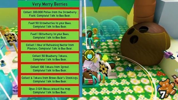 Как выполнить все квесты Bee Bear в Bee Swarm Simulator