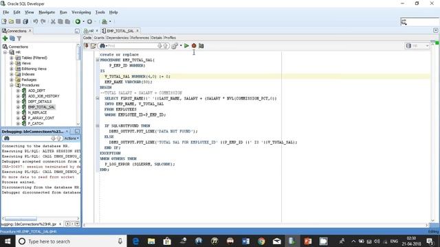 Debugging Oracle PL/SQL code with ORACLE SQL DEVELOPER tool смотреть онлайн