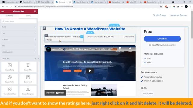 Tutor LMS Elementor Integration | How To Build an Online Course With Tutor LMS and Elementor смотреть онлайн