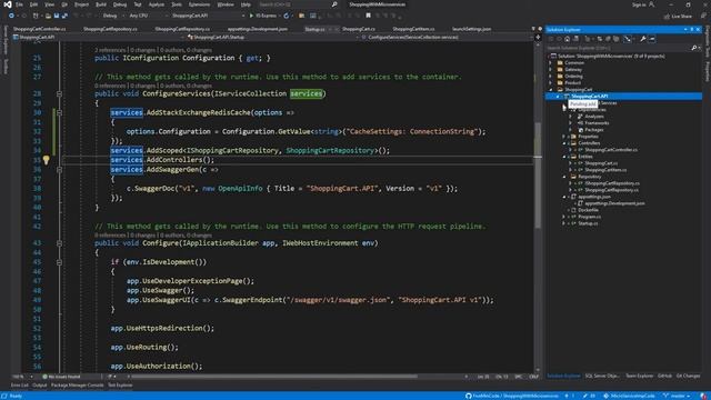 Microservice using Redis with ASP.NET Core- Microservice Implementation part 4 смотреть онлайн