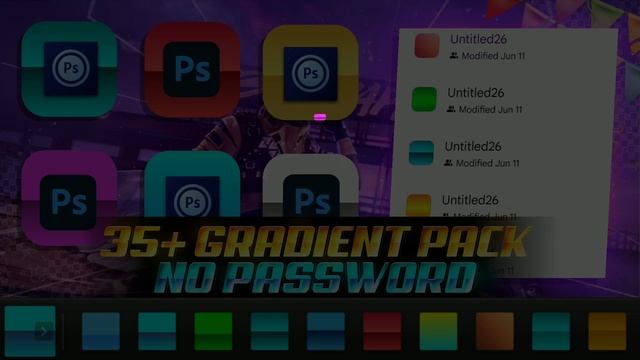 NEW GRADIENT PACK 2022? || How To Add Gradients In Pscc / Ps touch Android?|| смотреть онлайн