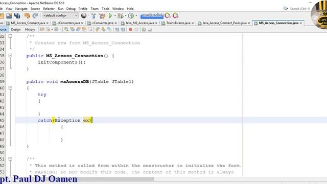 How to Connect Access Database in Java NetBeans - Part 2 of 3 смотреть онлайн