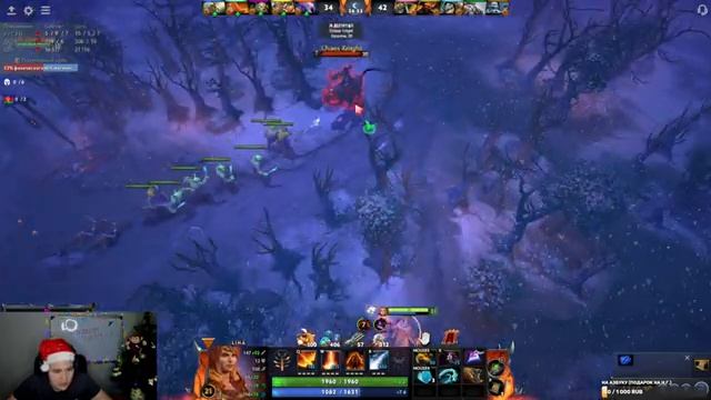 ПОД НОВОГОДНИЙ СТРИМ | DOTA 2 смотреть онлайн