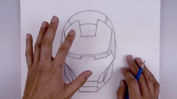 How To Draw Iron Man | YouTube Studio Sketch Tutorial