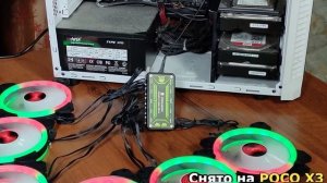 Комплект корпусных вентиляторов с RGB-подсветкой от бренда Coolmoon