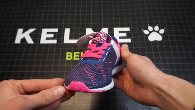 Арт.: 46982-512. Детские кроссовки Kelme NEON темно-синие с розовым. смотреть онлайн