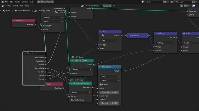 Recursive subdivisions with offset using Geometry Nodes in Blender - Tutorial смотреть онлайн