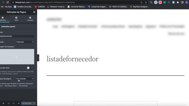 Como editar páginas json no Elementor смотреть онлайн