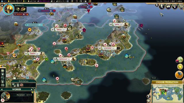 Civilization 5 Gameplay: Japan Part 34 - Giant Earth Mod [TSL] - Manhattan Project! смотреть онлайн