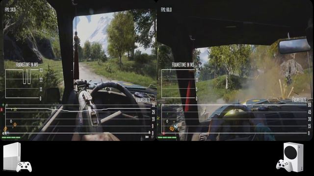 Far Cry 4 FPS Boost Mode Xbox Series S VS Xbox One S Frame Rate Performance Graphics Analysis смотреть онлайн