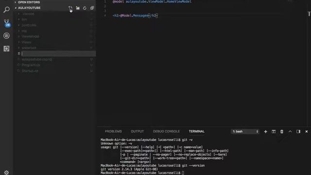 Curso .Net Core No Mac - Controle de versão Git - Aula 6 смотреть онлайн